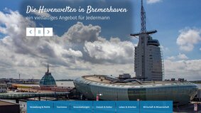 Screenshot der Website bremerhaven.de